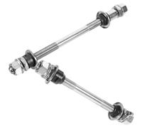 Alipis 2pcs Bike Axle Front and Rear Wheel Part, Wear Resistant Iron | Quick Release, Easy Disassembly, Silver Finish, for Mountain Bike and Bicycles, Bike Lovers