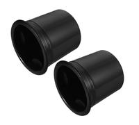 Alipis 2Pcs Black Plastic Car Cup Holder Insert for Rv Sofa Couch Armrest, Recliner Replacement Drink Holder Organizer, Compatible with Marine, Cart, Bus Interiors