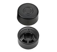 Alipis 2pcs Black Plastic Guitar Pedal Button Toppers Caps for Effect Pedal Footswitch Protect and Extend Service Life Suitable for Musicians and Guitar Players