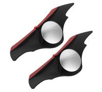 Alipis 2pcs Black round Side Mirror Guards with UV Resistant Abs Material and Glass Blind Spot Mirrors for Cars and Trucks, Reducing Blind Spot Risks during Travel and Driving