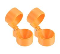 Alipis 2pcs Cake Pop Mold Set, Plastic, Orange, Reusable for Desserts