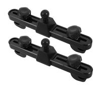 Alipis 2pcs Car Suction Cup Bracket Fan Mounting Kit with Adjustable Seat Back Clamp Holder for Vehicle Cooling Fans Lightweight Car Accessories for Auto Interior