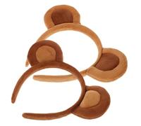 Alipis 2pcs Cartoon Monkey Ear Headbands Cute Animal Hair Accessories for Themed Parties Photography Cosplay Versatile Costume Prop for Adults