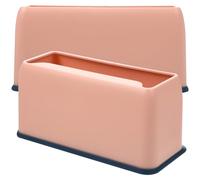Alipis 2PCS Cat Litter Scoop Holders Kitten Litter Storage Box, Plastic Pet Litter Stands, Pink, 15.5X8.5X6CM