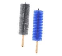 Alipis 2pcs Ceiling Fan Duster Tower Fan Cleaner Air Conditioning Dust Brush Microfiber Brush for Cleaning Remover Window Screen and Air Vents Cleaner Dryer Grey