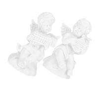 Alipis 2pcs Cherub Small Decor Items for Shelf Photo Prop Cherub Decor Resin Angel Figurines Angel Figurine Statues and Figurines Resin Small