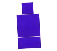 Alipis 2pcs Cobalt Glass Heat Resistant Flame Color Reaction Accessory for Chemistry Physical Supply Reusable Scientific Experiment Tool