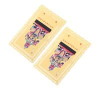 Alipis 2pcs Copper Tai Sui Card Feng Shui Amulet Pendant with Li Cheng for Protection Wealth Success Luck Blessing Auspicious Buddhist Charm for Purse Gift