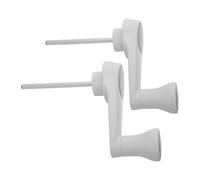 Alipis 2PCS Crank Handle for Desk Table Lift - Plastic Height Adjustment Hand Crank - Manual Handwheel Replacement Parts for Home School Window and Chair Equipment