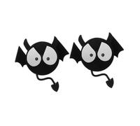 Alipis 2pcs Cute Devil Bat Cartoon Car Antenna Toppers Exterior Roof Decorations for Cars Suvs Trucks Halloween Roof Ornaments Replacement Antenna Accessories
