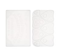 Alipis 2pcs DIY Silicone Epoxy Resin Divination Board Molds Set with Heart and Square Shapes for Prophecy Crafting and Jewelry Making