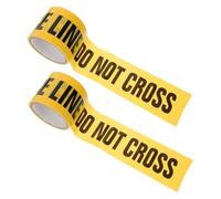 Alipis 2pcs Do Not Enter Tape Non Adhesive Police Line Warning Tape for Outdoor Use Construction for Parties and Hazardous Zones