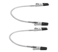 Alipis 2pcs Double Ended Alligator Clamps with Rubber Coating Flexible Wire Holder for Soldering Photo and Memo Display Clips Versatile DIY Crafts Tool for Precision Wire Fixing