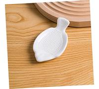 Alipis 2pcs Fish Shaped Ceramic Garlic and Ginger Handheld Crushers for Home Kitchen Non Slip Design for Grinding Vegetables and Spices Easy to Clean Food Prep Tools