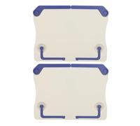 Alipis 2pcs Foldable Desktop Music Stand Holder with Carry Bag Lightweight Sheet Music Holder for Piano Accessories and Guitar Practice 8.1X6.4 Inches for Home Studio and Stage Use