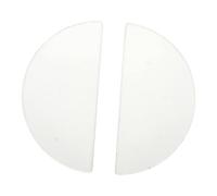 Alipis 2pcs Glass Bricks Optical Lens for Physics Teaching Aids Physical Convex Lens Experiment Kit for Classroom Science Demonstrations and Lab Use