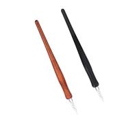 Alipis 2Pcs Glass Dip Calligraphy Pens with Fountain Nibs for Smooth Writing and Drawing Creative Signature Writing Tools for Beginners and Artists for Letters and Invitations