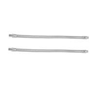 Alipis 2pcs Gooseneck Arm Flexible Light Accessories Threaded Soft Tube 300mm Long Electroplated Color for Diy Spotlight Stands and Adjustable Led Desk Lamps