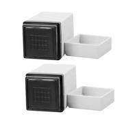 Alipis 2pcs Guitar Chord Seals Guitar Learning Tools High Durability Easy to Replace Abs Rubber Simple Design Workmanship White for Ukulele Practice