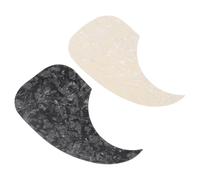 Alipis 2pcs Guitar Pickguard Cover Self-adhesive Scratch Plate Waterdrop Shaped for Acoustic Electric Guitar Folk Accessories Musical Instrument Guard Sticker