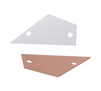 Alipis 2Pcs Guitar String Action Measuring Rulers Fret Height Gauge Fingerboard Repair Tools for Electric Bass and Acoustic Guitar Neck Inspection