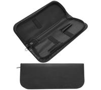 Alipis 2Pcs Hair Cutting Scissors Storage Case Leather Shear Holder for Hairdressers Professional Barber Shears Carrying Pouch Double Handle Set