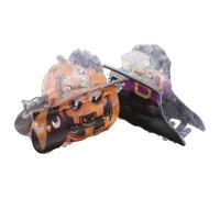 Alipis 2pcs Halloween Spider Pumpkin Hair Claw Clips Non-slip Jaw Clamp Gothic Witch Hat Styling Accessories for Women Thick Hair Festive Party Cosplay