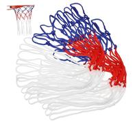 Alipis 2pcs Heavy Duty Basketball Nets Nylon Woven Shot Training Net for Indoor Outdoor Basketball Hoop Replacement Thick Tricolor Game Supplies