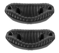 Alipis 2pcs Hockey Helmet Chin Guard Pads with High-resilience Sponge Cushion Ergonomic Fit and Quick Release Protection for Ice Hockey Rugby and Football Sports Helmets