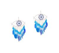 Alipis 2pcs Indoor Dream Catcher Wall Hanging Evil Eye Decor Perfect for Room and Home