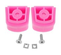 Alipis 2pcs Inline Skates Brake Pads with Screws, Pink Non-Slip Roller Skate Replacement Stoppers, Universal Anti-Slip Safety Brakes for Beginner Outdoor and Indoor Skating