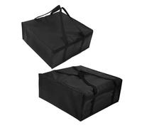 Alipis 2pcs Insulated Thermal Food Bags with Convenient Handles for Pizza Carrier and Food Reusable High Efficiency Preservation Cooler Tote for Catering and Outdoor Use