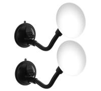 Alipis 2pcs Interior Vehicle Rearview Mirror with Suction Cups Rotatable Adjustable Arm Monitor Car Mirror for Enhanced Safety and Wide Angle Backseat Observation