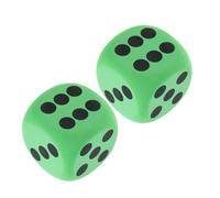 Alipis 2PCS Jumbo Foam Dice Colorful Eva Dice for Safe Lightweight Educational Game Accessories for Parties Indoor Outdoor Fun