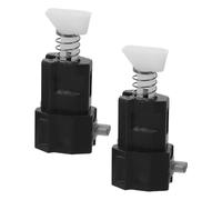 Alipis 2pcs Luggage Locking Clips Replacement for Suitcase Parts with Secure Locking Mechanism and Spring Loaded Latch Design, Sturdy PVC Material Suitable for Travel and Regular