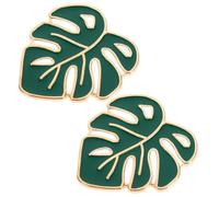 Alipis 2pcs Magnetic Needle Minder and Cross-Stitch Needle Holder Set for DIY Embroidery Leaf Design Metal Pin Organizer, Portable Sewing Tool for Craft Enthusiasts