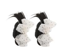 Alipis 2pcs Messy Hair Buns Hair Piece: Faux Updo Extension Bun Clip - Volume Enhancer Styling Claw Clip for Daily Party & Brides
