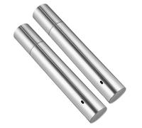 Alipis 2pcs Metal Birth Certificate Storage Tubes 35cm Length, 2.8cm Diameter Protective Document Organizer Cylinder for Diploma, Marriage License, and Official Paper Filing