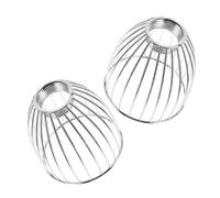 Alipis 2pcs Metal Lampshade Cage Pendant Light Shade with Iron Art Vintage Birdcage Design for Bedroom Dining Room Hanging Fixtures Compatible with Bulbs
