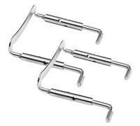 Alipis 2pcs Metal Violin Chinrest Screws Replacement for Old Or Broken Ones, Easy to Install, Small Silver Violin Chin Rest Screws for Musical Instrument Repair