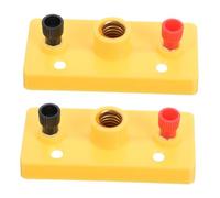 Alipis 2pcs Mini Screw Bulb Socket Holder for Physics Experiments Plastic Lamp Base for Middle School Science Learning Easy Setup for DIY Circuit Building and Series Lighting Stem