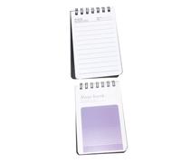 Alipis 2Pcs Mini Spiral Pocket Notebooks Small Lined Notepads for Office School Home Use Compact Handy Multi-function Planning Pads Lovely Memo Pads for To-do Lists and Diaries