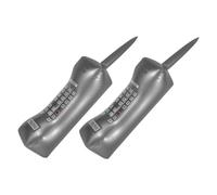 Alipis 2pcs Mobile Phone Cell Phone Vintage Phone Prop Phone Decorations Halloween Phone Inflatable Event Decoration Party Accessories Blow up Phone Phone Prop Silver