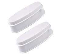 Alipis 2pcs Nail Dip Powder Jar for French Manicure Sequins Case Easy Dipping Holders Nail Art Powder Collection Tray