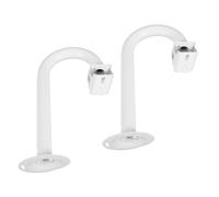 Alipis 2pcs Outdoor Home Security Camera Bracket Swivel Adjustable Pole Mount Waterproof CCTV Dome Camera Wall Mounting Bracket for Surveillance Systems