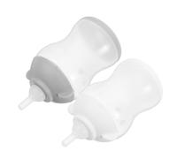 Alipis 2pcs Pet Nursing Bottles 100ml Silicone Feeding Bottles for Newborn Puppies and Kittens, Portable Pet Feeding Tools for Small Animals, Travel and Outdoor Use
