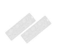 Alipis 2pcs Plastic Border Quilt Stencils for Hand and Machine Quilting - 17.6" Sewing and Embroidery Templates for Patchwork and Quilt Border Patterns