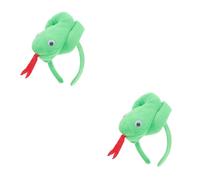 Alipis 2pcs Plush Snake Headband for Halloween Snake Year Party Dramatic Cosplay Hairband Accessory for Masquerade Carnival Themed Festivals and Costume Events
