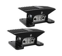 Alipis 2pcs Pneumatic Foot Valve Pedal Valve Foot Pneumatic Pedal Switch Alloy Switch Control Air Controller Black Zinc Alloy