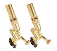 Alipis 2pcs Portable Adjustable Gas Torch Head for Outdoor Camping Fire Starter Kitchen Cooking BBQ Grilling Multipurpose Manual Soldering Flame with Lightweight Compact Design
